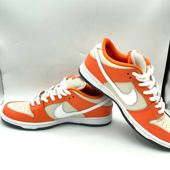 Nike SB Low Dunk Pro Orange Box White Sz 10 Rare shoes sneakers new no box